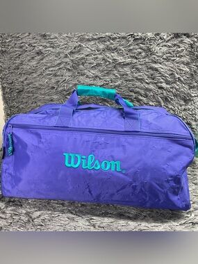 [Vintage] Wilson Purple Travel Duffel Bag